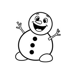 Funny Cute Snowman Svg Christmas SVG