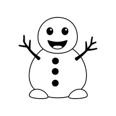 Funny Cute Snowman Svg Christmas SVG