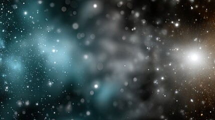 Obraz premium A soft glow emanates from a blurred gradient of blue and white hues, enhancing the tranquil ambiance of a modern, minimalist setting