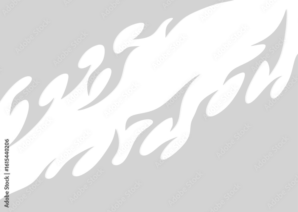Poster simple background with flame pattern and with some copy space area