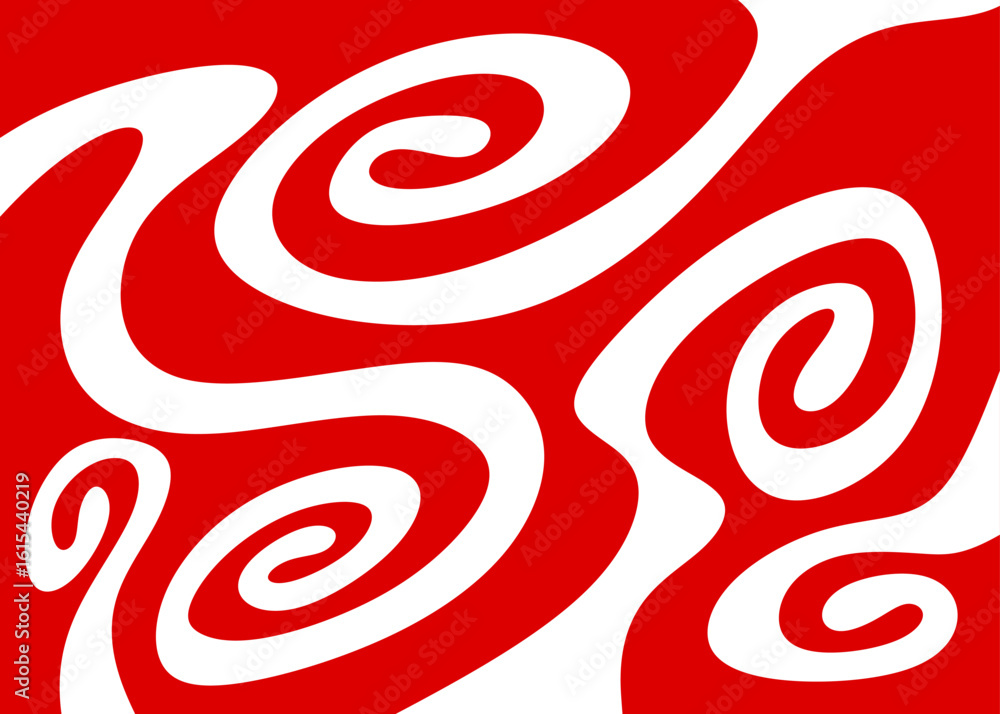 Poster abstract background with swirl line pattern and with some copy space area