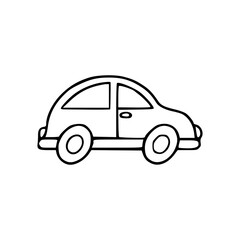 automobile line art icon