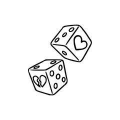 love and heartbreak gambling dice