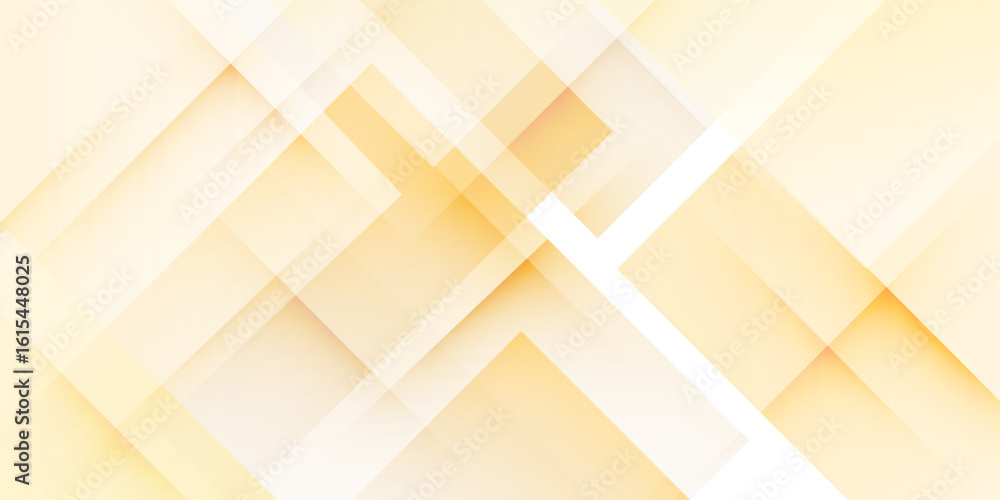 Poster abstract triangle geometric background. abstract yellow and white gradient shiny overlapping layer a