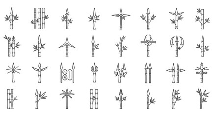 Indonesian Independence Day Vector Icon Collections