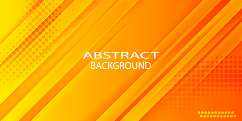 Dynamic fluid orange geometric with colorful gradient background