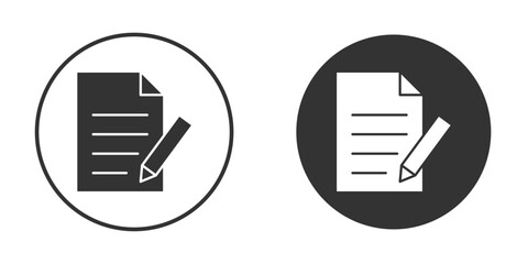 signature file icon for website design, logo for web and apps.