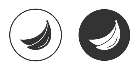 Banana icon for website design, logo for web and apps.