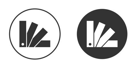 Swatchbook icon for website design, logo for web and apps.