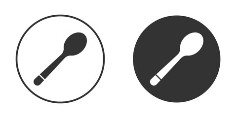 Spoon icon for website design, logo for web and apps.