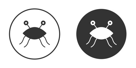 Spaghetti Monster Flying icon for website design, logo for web and apps.