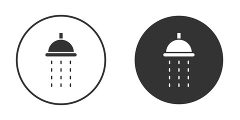 Shower down icon for website design, logo for web and apps.