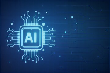 AI Technology Artificial Intelligence Chip Circuit Board