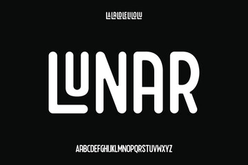 Display alphabet font vector design suitable for headline, poster, logo, magazine and many more