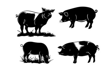 pig silhouette