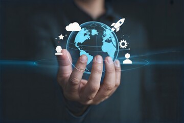 Global Network Connecting Businesses Worldwide Through Technology