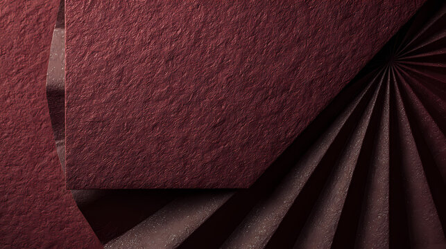 Maroon rectangle embedded in radial slate zone, embossed texture ideal for print collateral. Illustration