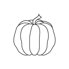 pumpkin vector logo icon illustration template design
