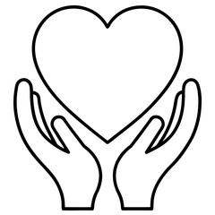 heart in hand with friendship