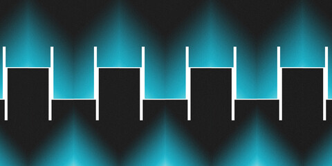 teal darker abstract background. Dark. Geometric shape. 3d. Color gradient neon. Metallic sheen. Premium. Design. Wide banner. backdrop
