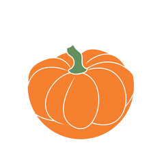 pumpkin vector logo icon illustration template design