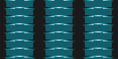 teal darker abstract background. Dark. Geometric shape. 3d. Color gradient neon. Metallic sheen. Premium. Design. Wide banner. backdrop

