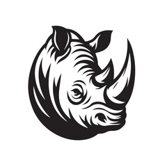 rhino logo vector