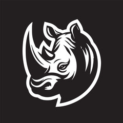 rhino logo vector