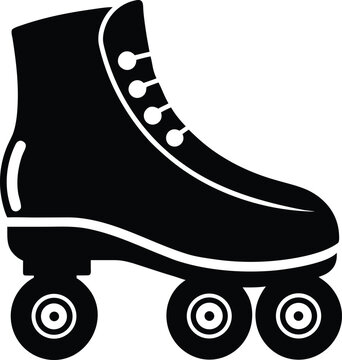 roller skates on white background
