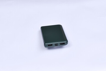 Power bank with white background, External battery