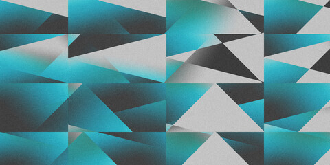 teal darker abstract background. Dark. Geometric shape. 3d. Color gradient neon. Metallic sheen. Premium. Design. Wide banner. backdrop
