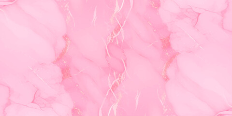 Luxurious Abstract light pink Marble Pattern Background with veins for design, banner template.	