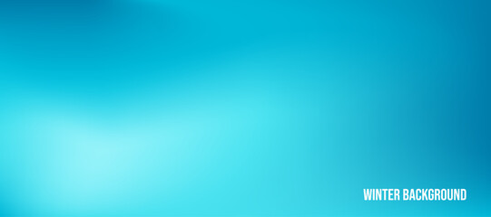 Modern winter gradient background in icy blue and soft white tones. Frosty mesh design with a seasonal aesthetic