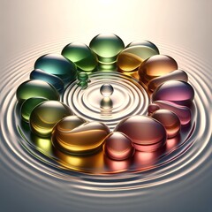 abstract 3d sphere