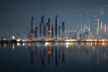 Neo-Manhattan Reflections of a Digital Metropolis