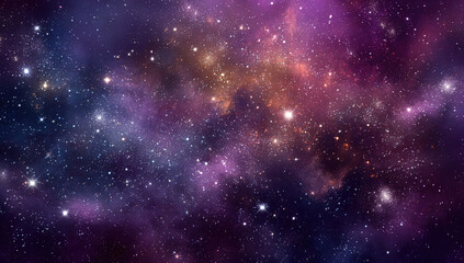 Naklejka premium Nebulae's Embrace A Chronoscape Odyssey (1)