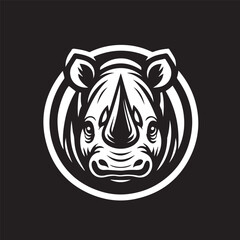 rhino logo vector