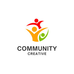Community creative logo design
