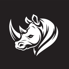 rhino logo vector