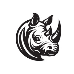 rhino logo vector