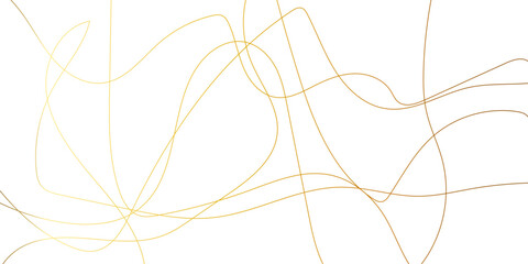 Abstract wavy lines flowing curve golden gradient color on transparent background. Abstract white background colorful lines. modern wavy stripes on white background isolated.	