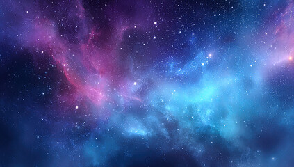 Fototapeta premium Nebulae's Embrace A Chronicle of Stellar Futures