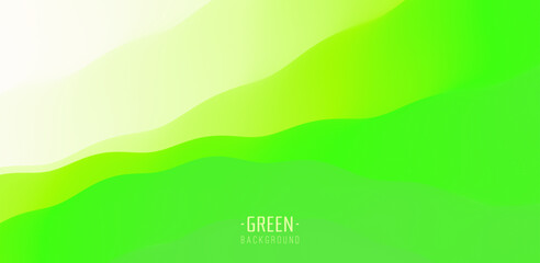 Obraz premium Landscape with green mountains. Mountainous terrain. Abstract nature background. Vector illustration. Design for banner, flyer, poster, cover or brochure.