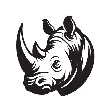 rhino logo vector