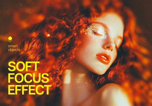 Cinematic Soft Focus Photo Effect Mockup