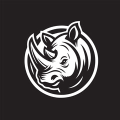 rhino logo vector