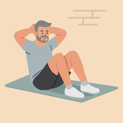 Lifestyle images about plus-size athletes in real workout sessions and older people exercising illustration