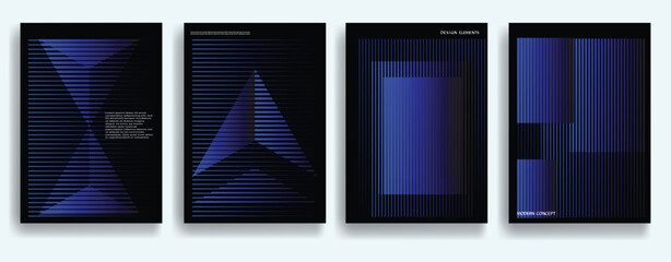 Modern posters . Vector design composition with colorful various geometric shapes . Abstract contemporary art . Vector art ideal for media, ads, covers, brochures, banners.
