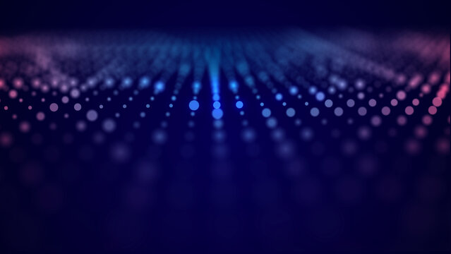 Abstract technological background of digital technologies. Computer code. 3D.
