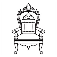 Maharaja's Throne: Regal, Ornate, Indian Royal Heritage